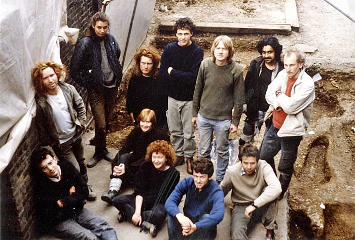 Standing (L to R): Malcolm McKenzie, Natasha Dodwell, Angus Lawrence, Patrick White, Mark Wiggins, Tony  Gnanratnam, Nick Churchill. Seated (L to R) Paul Potter, Lesley Dunwoodie, Sheena MacDonald, Martin Reid, Mark Johnson. Photo from Lesley Dunwoodie.